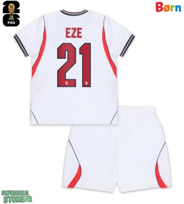 England Eberechi Eze #21 Replika Babytøj Hjemmebanesæt Børn VM 2026 Kortærmet (+ Korte bukser)